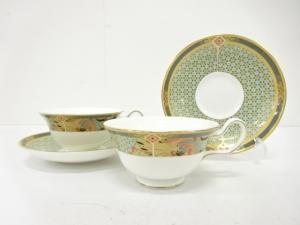 WEDGWOOD　ウェッジウッド　サマルカンド　ティーカップ＆ソーサー　ペア　洋食器